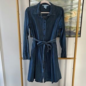 Chambray Draper James Dress - perfect for fall!!